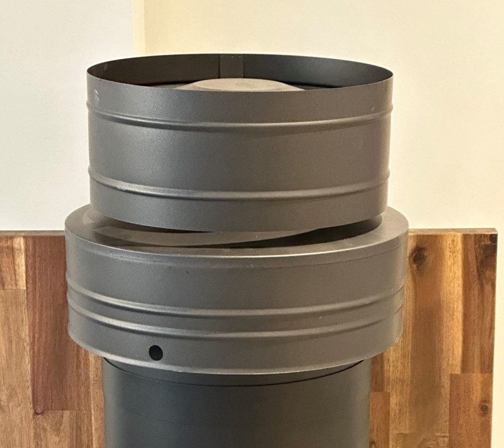 AIR FLUE 6" RAIN CAP V2