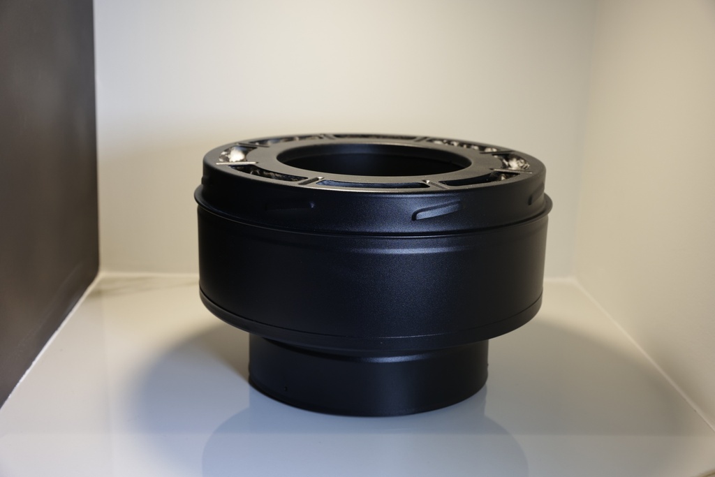 AIR FLUE 6" STOVE PIPE TO SAFETY VENT TRANSITION