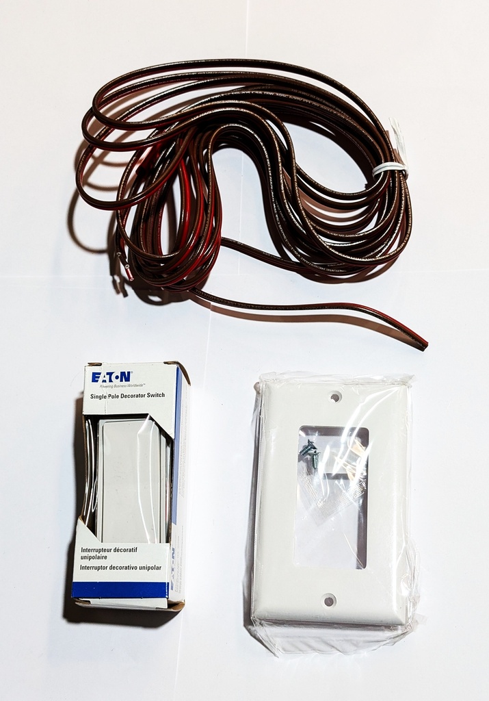 HNG WALL SWITCH KIT - WHITE
