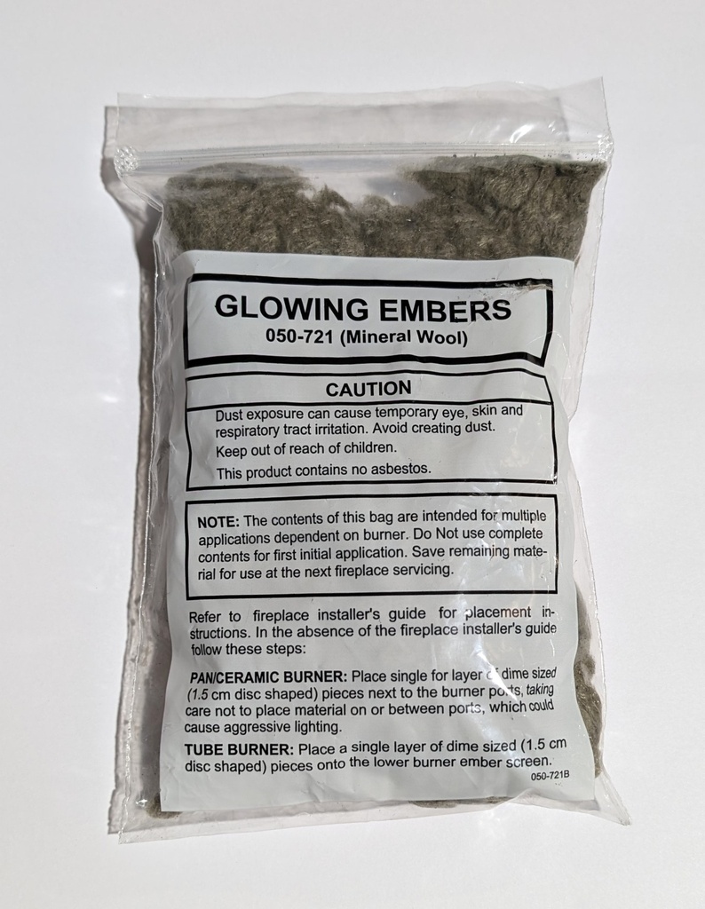 MINERAL WOOL / GLOWING EMBERS - LARGE