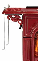 WARMING SHELF - DEFIANT BORDEAUX ENAMEL (EACH)