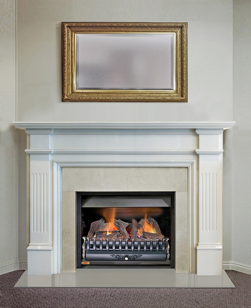 3X BOUVIER MANTEL MDF RAW