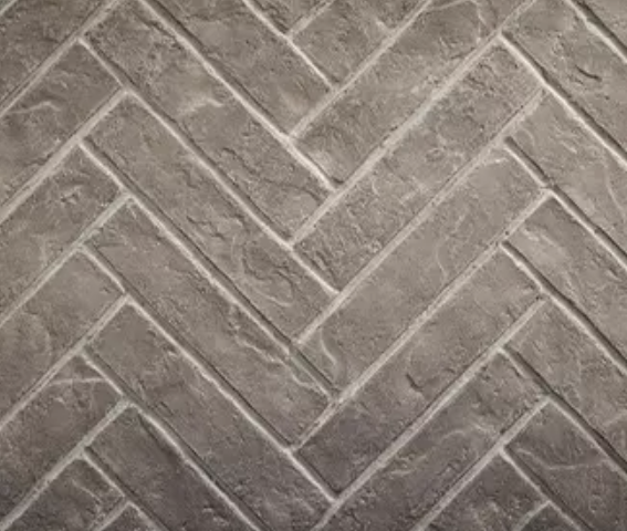6KX 4 PIECE HERRINGBONE BRICK REFRACTORY - TRANQUIL GREIGE