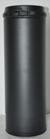 PELLET FLUE- 340-500MM ADJUSTABLE PIPE w LOCKING BAND BLACK