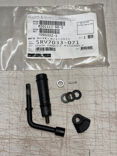 [SRV7033-071] MOULDED QUAD HANDLE (NOT FOR INSERTS)