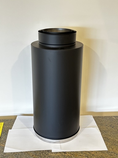 [VF-3-60-118] AIR FLUE 6" STOVE PIPE TO SAFETY VENT TRANSITION 500MM