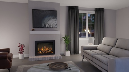 [VL-E660-LED] E660 ELECTRIC FIREPLACE INSERT- LED INC. LOGS