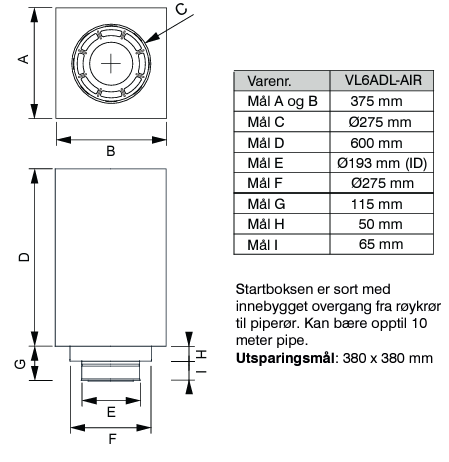 [VL6ADL-AIR] Safety Vent Starter box