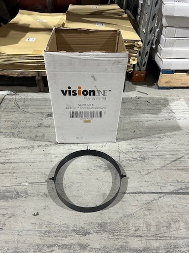 [VL6RB-AIRRING-BK] ROOF BRACE FIXED RING - AIR FLUE ONLY - BK