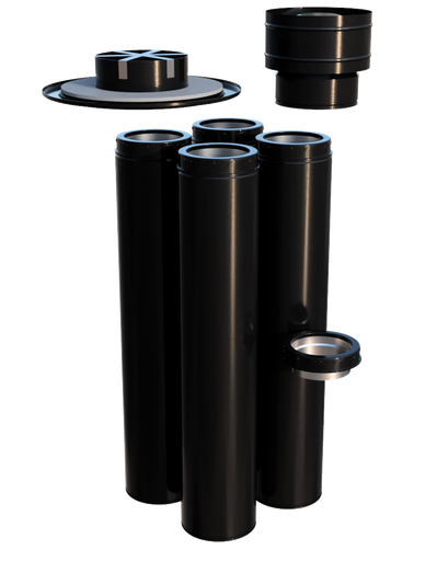 [INS25-6-KIT] INSULATED FLUE 25mm KIT 4mtr (No ceiling ring included)