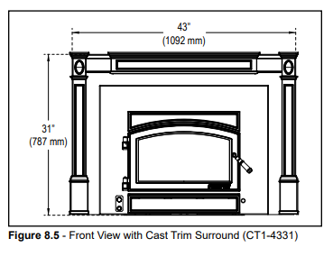 [CT1-4331] EXPEDITION 1 SURROUND BLK 1070MM X 775MM (use w 811-0930)